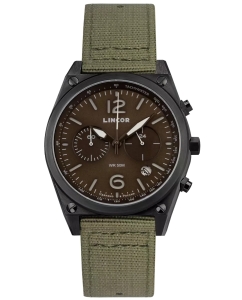 Купить Российские наручные часы Lincor 4056L-3 с хронографом в E-mobi
