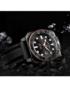 Купить Швейцарские механические наручные часы ROMAGO RM109-BKBK  в E-mobi