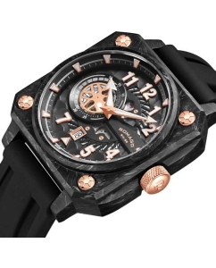 Купить Швейцарские механические наручные часы ROMAGO RM097-BKRG  в E-mobi