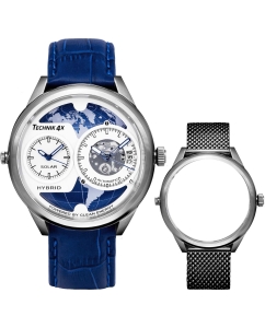 Купить Механические наручные часы Technik 4x ASD-44.GLO00.SVWH.BL в E-mobi