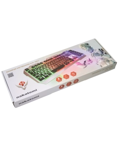 Купить Проводная игровая клавиатура Nakatomi KGK-35U Silver  в E-mobi