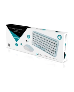 Купить Комплект клавиатура и мышь SmartBuy 626376AG Mint/White (SBC-626376AG-M)  в E-mobi