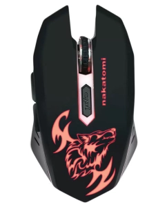 Купить Беспроводная игровая мышь nakatomi MROG-15U Black  в E-mobi