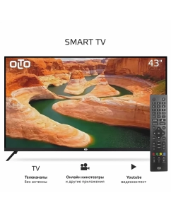 Купить Телевизор OLTO 43ST30U, 43", UHD 4K  в E-mobi