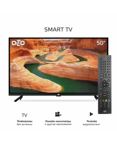 Купить Телевизор OLTO 50ST20U, 50"(127 см), UHD 4K  в E-mobi