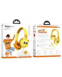 Купить Наушники Hoco W61 Yellow  в E-mobi