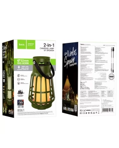 Купить Портативная колонка Hoco BS61 Olive Green  в E-mobi