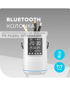 Купить Портативная колонка More Choice BS25 White в E-mobi
