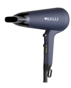 Купить Фен KELLI KL-1127 2400 Вт синий в E-mobi
