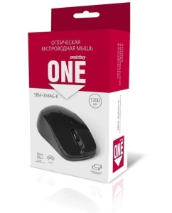 Купить Беспроводная мышь SmartBuy ONE 358AG Black (SBM-358AG-K)  в E-mobi