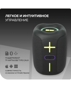 Купить Портативная колонка More Choice BS33 Black  в E-mobi