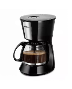 Купить Кофеварка капельного типа Kitfort КТ-7260 черный в E-mobi