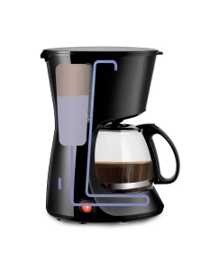 Купить Кофеварка капельного типа Kitfort КТ-7260 черный  в E-mobi