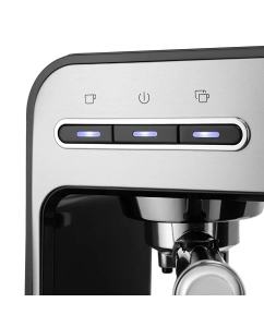 Купить Рожковая кофеварка Kitfort KT-7515 серебристый; черный  в E-mobi