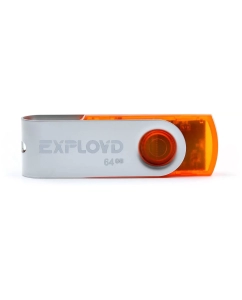 Купить Флешка Exployd 530 64 ГБ оранжевый в E-mobi