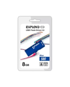Купить Флешка Exployd 580 EX 8ГБ Blue (EX-8GB-580-Blue)  в E-mobi