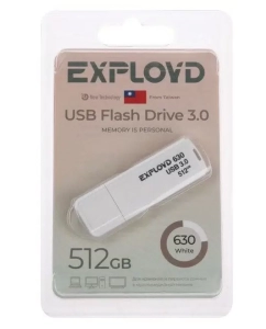 Купить Флешка Exployd 630 512 ГБ белый (EX-512GB-630-White)  в E-mobi
