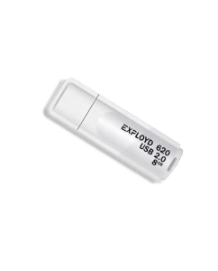 Купить Флешка EXPLOYD 620 8 ГБ белый (EX-8GB-620-White) в E-mobi