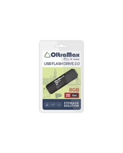 Купить Карта памяти Oltramax USB 8Гб OM-8GB-310 OM-8GB-310 Black в E-mobi