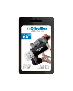Купить Флешка Oltramax 30 64ГБ Black (OM064GB30-B) в E-mobi