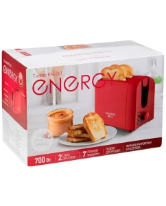 Купить Тостер Energy EN-261 красный  в E-mobi