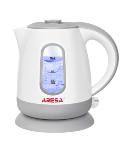 Купить Чайник электрический Aresa AR-3468 1 л белый в E-mobi
