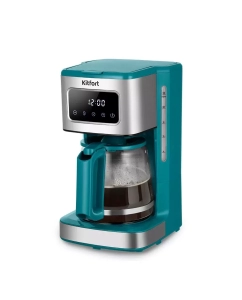 Купить Кофеварка капельного типа Kitfort КТ-7251 голубой в E-mobi