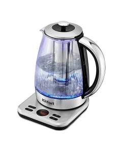 Купить Электрочайник Kitfort KT-6711 прозрачный в E-mobi