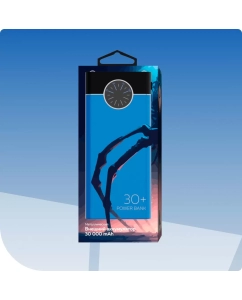 Купить Внешний аккумулятор More Choice PB40-30 30000 мА/ч для мобильных устройств, голубой  в E-mobi