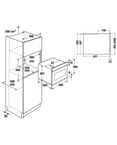 Купить Встраиваемый электрический духовой шкаф Kuppersbusch CBM 6330.0 S1 черный  в E-mobi