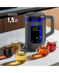 Купить Чайник электрический Weissgauff WK 1520 Dt Touch BodyCool  в E-mobi