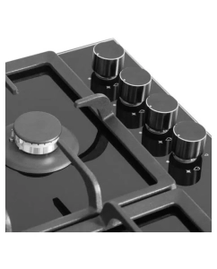 Купить Встраиваемая варочная панель газовая Exiteq PFH 640 STGB-E/B черный  в E-mobi