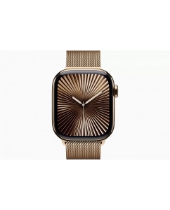 Купить Часы Apple Watch Series 10 Titanium Gold 42mm GPS+Cellular Milanese Loop Gold  в E-mobi
