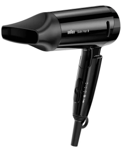 Купить Фен Braun Satin Hair 3 Style&amp;Go HD350 1600 Вт черный  в E-mobi