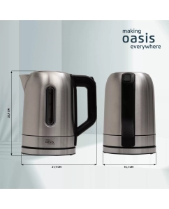 Купить Чайник электрический making oasis everywhere K-5SWS 1.7 л серый, черный  в E-mobi