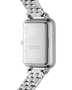 Купить Наручные часы Daniel Wellington Quadro 20x26 Bezel  5-link White MOP TT G/S  в E-mobi