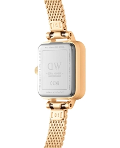 Купить Наручные часы Daniel Wellington Quadro Mini 15.4x18.2 Evergold G Amber  в E-mobi