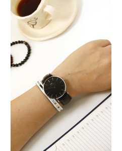 Купить Наручные часы Daniel Wellington Classic 36 Sheffield S Black  в E-mobi