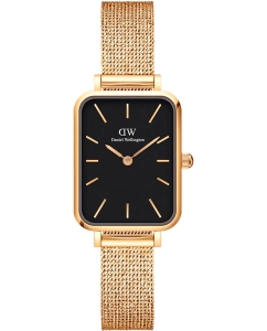 Купить Наручные часы Daniel Wellington Quadro 20X26 Pressed Evergold G Black в E-mobi