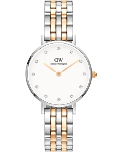 Купить Наручные часы Daniel Wellington Petite Lumine 28 5-Link G/S White в E-mobi