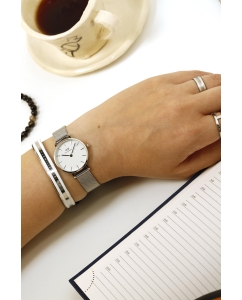 Купить Наручные часы Daniel Wellington Petite 28 Sterling S White  в E-mobi