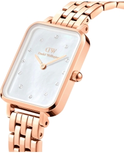 Купить Наручные часы Daniel Wellington Quadro Lumine 20x26 5-Link RG MOP White  в E-mobi