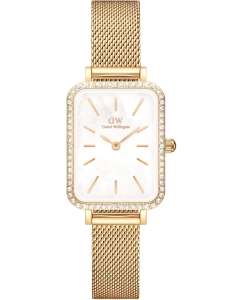Купить Наручные часы Daniel Wellington Quadro 20x26 Bezel Mesh White MOP G в E-mobi