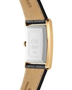 Купить Наручные часы Daniel Wellington Bound 22x32 Black croc leather G White  в E-mobi