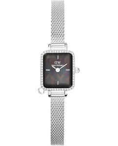 Купить Наручные часы Daniel Wellington Quadro Mini Charm Bezel 15.4x18.2 Sterling Black MOP S в E-mobi