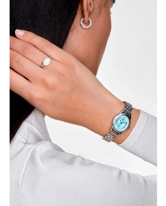 Купить Наручные часы Daniel Wellington Ophelia Mini 22x25,5 Beans Link Ice Blue S  в E-mobi