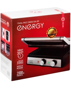 Купить Гриль Energy EN-289 серебристый  в E-mobi
