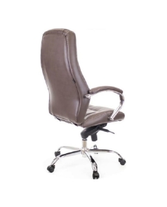 Купить Кресло руководителя Everprof Kron M экокожа - коричневое  в E-mobi