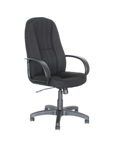 Купить Офисное кресло ЯрКресло Кресло Кр27 ТГ ПЛАСТ С11 (ткань черная) в E-mobi