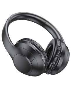 Купить Bluetooth-наушники полноразмерные Borofone BO23 Bluetooth 5.3 200mah Glamour Black  в E-mobi